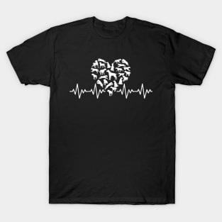 Labrador Retriever Hearbeat Gift For Labrador Retriever Lovers T-Shirt